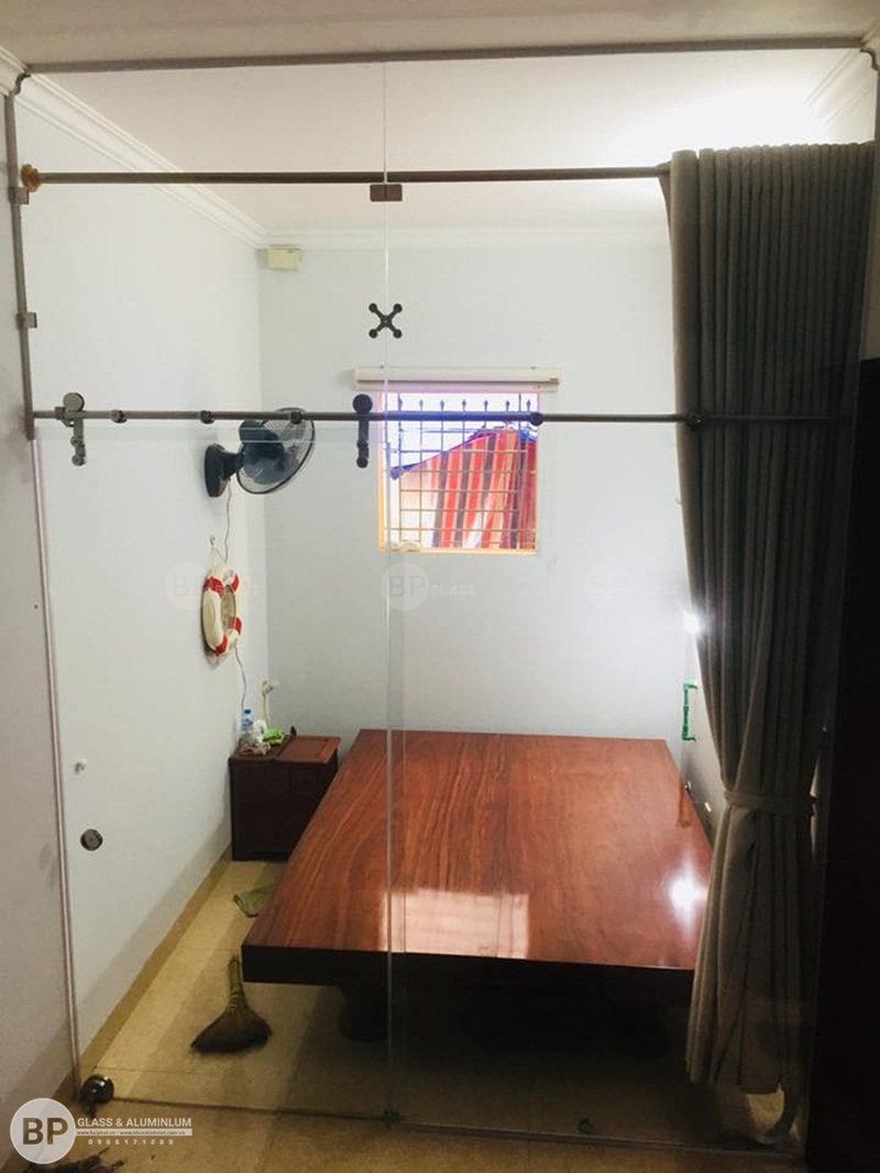 Lắp cửa kính lùa anh Ngô 394 Mỹ Đình buiphat.vn